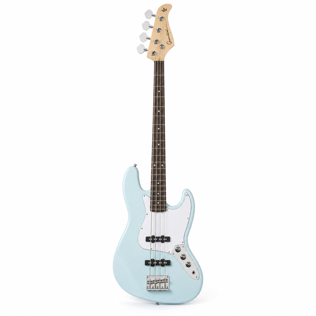 GopherWood J-Classic II Poplar 베이스기타 (Uranus Blue)