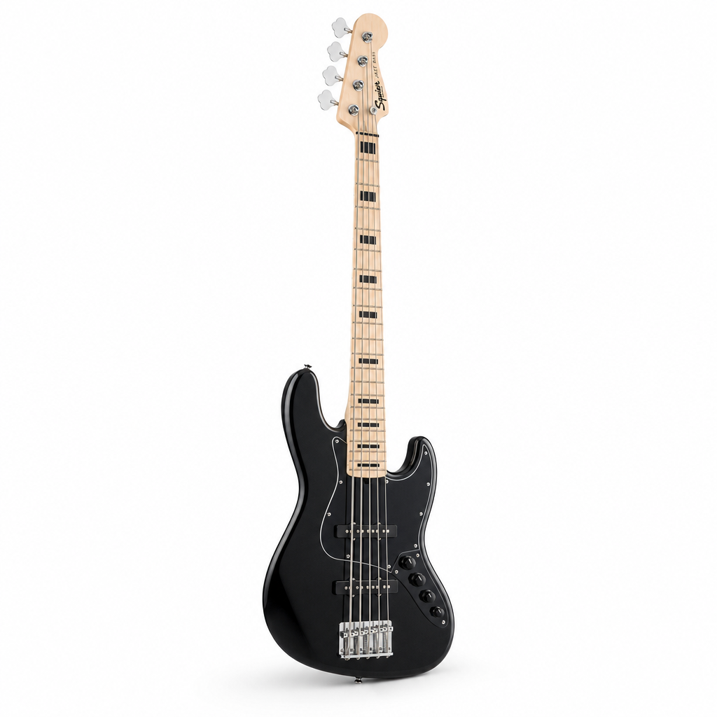 Squier Affinity Jazz Bass V Active 5현 (Black Metallic)