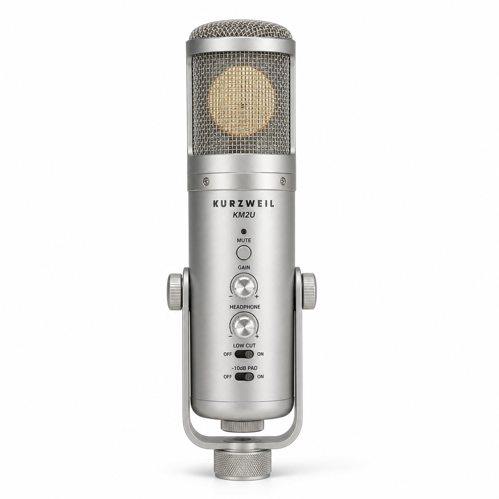 Kurzweil KM2U USB 콘덴서마이크 (실버)