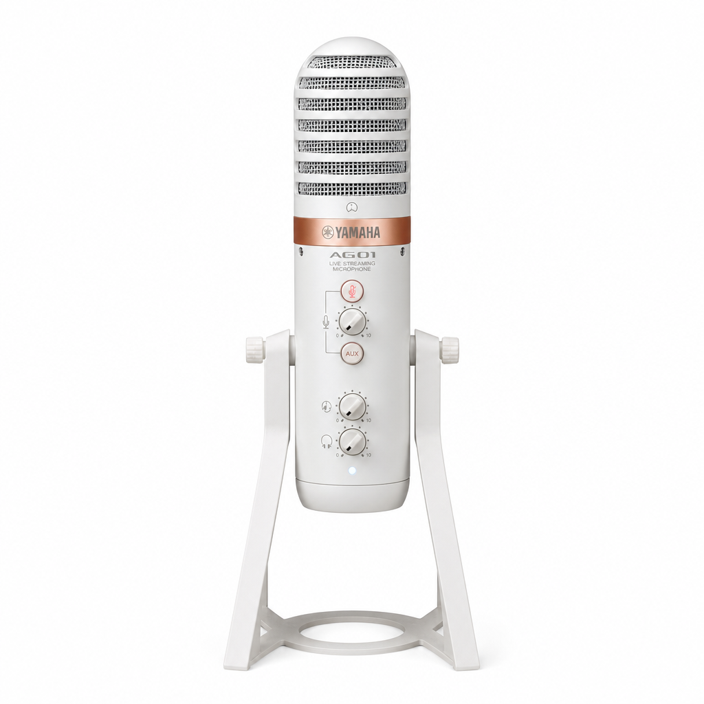 Yamaha AG01 라이브 스트리밍 USB 마이크 (White)