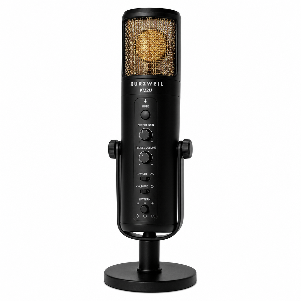 Kurzweil KM2U USB 콘덴서마이크 (블랙)