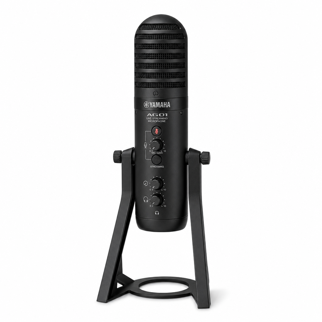 Yamaha AG01 라이브 스트리밍 USB 마이크 (Black)