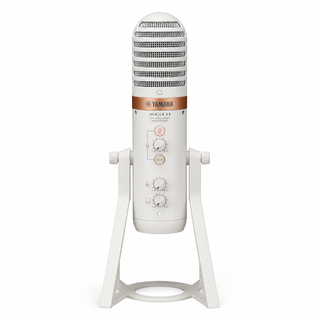 Yamaha AG01 라이브 스트리밍 USB 마이크 (White)