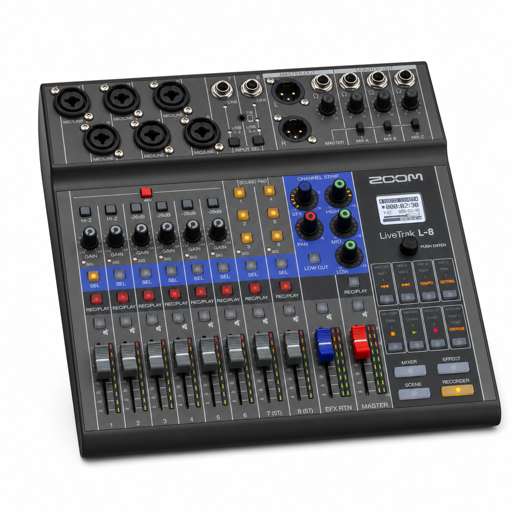 Zoom LiveTrak L-8