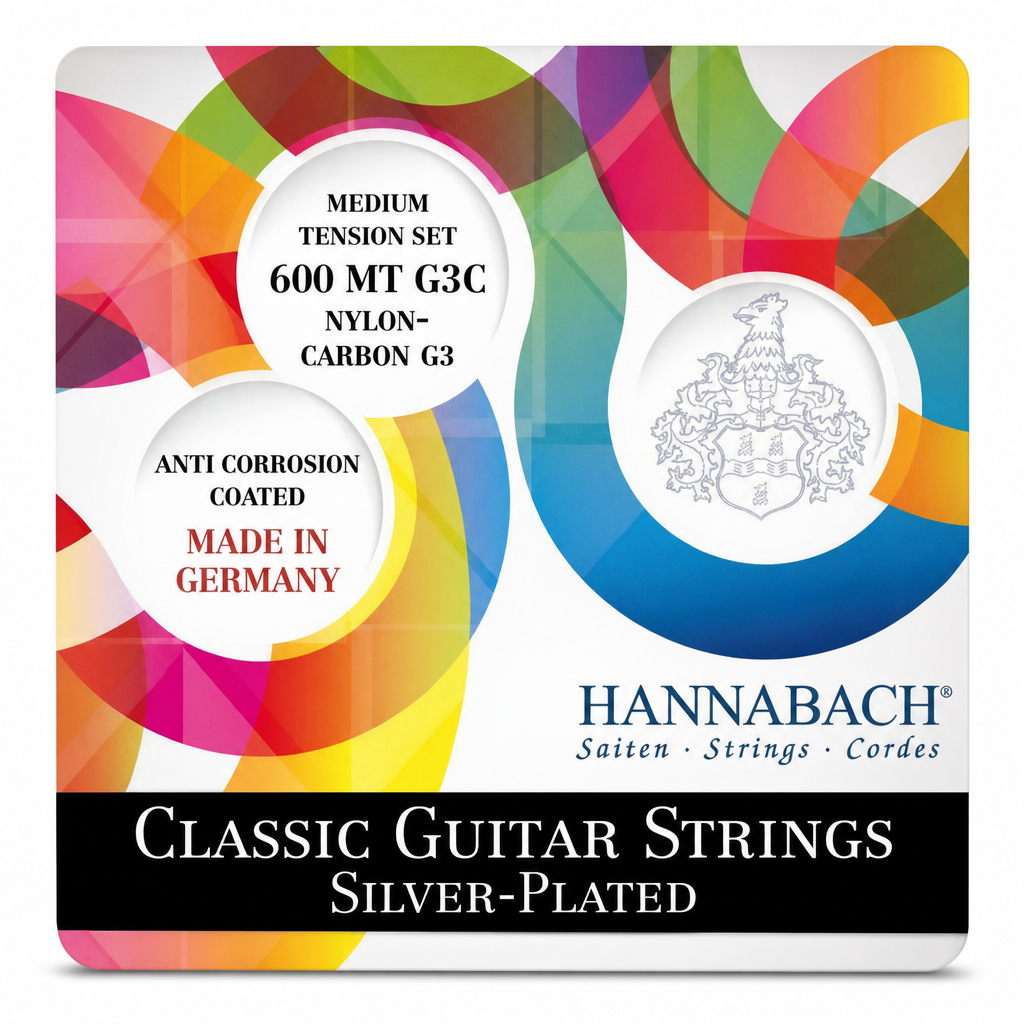 Hannabach Silver Plated Medium Tension (600MT)