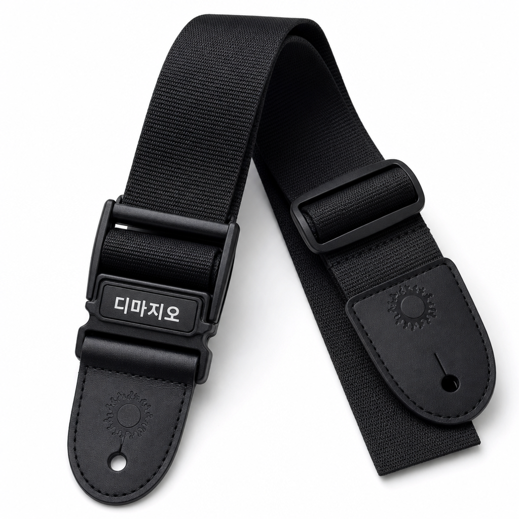 디마지오 DiMarzio Nylon ClipLock 스트랩 (2인치/Black)