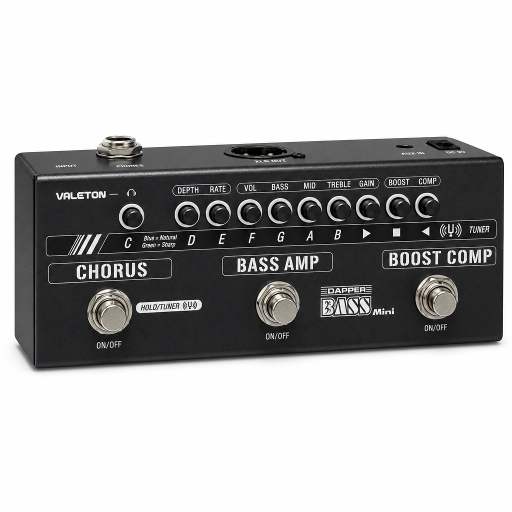 Valeton Dapper Bass Mini 베이스 멀티이펙터 MES-2