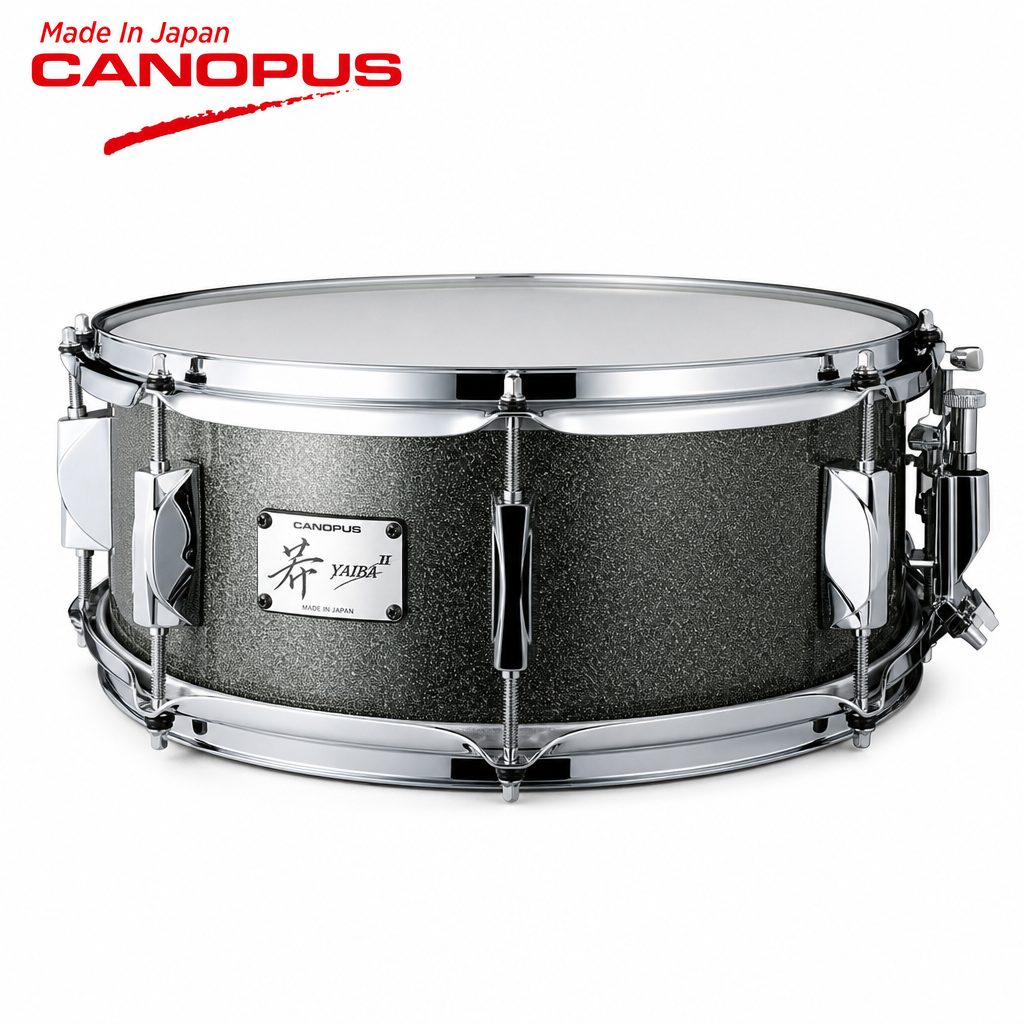 Canopus YAIBA II Maple Snare Drum (Gray Sparkle LQ / JSM-1455)