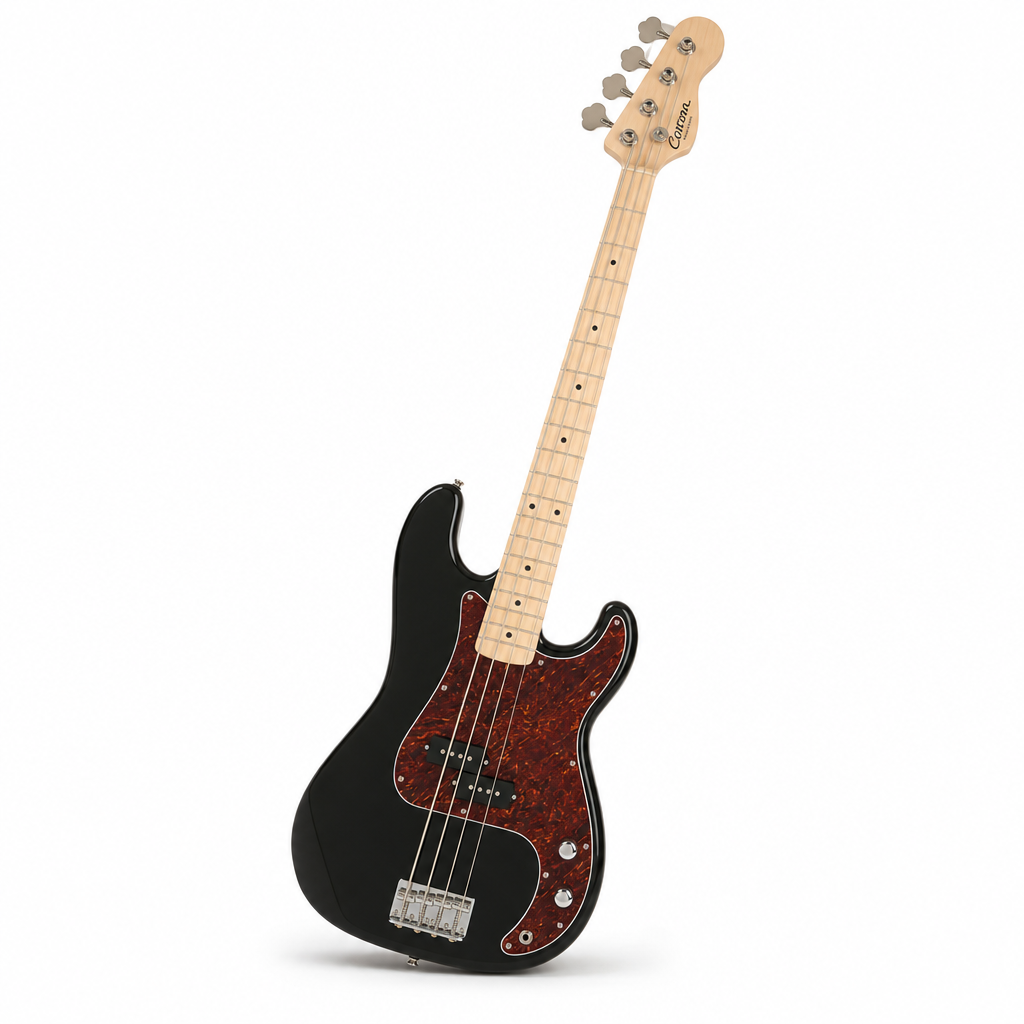 Corona Standard P Bass (Black / Maple)
