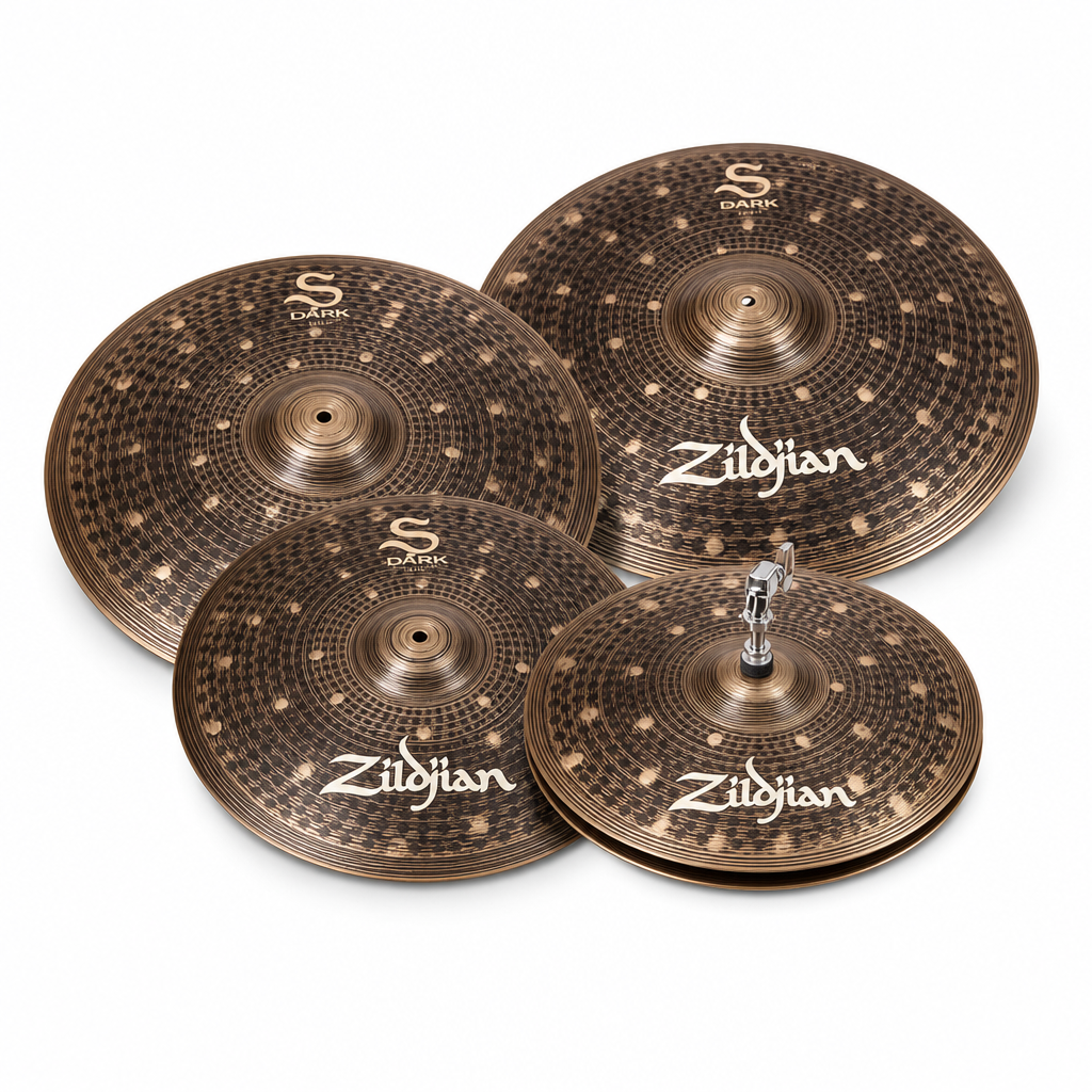 Zildjian S Dark 심벌 세트 SD4680 (14H, 16C, 18C, 20R)