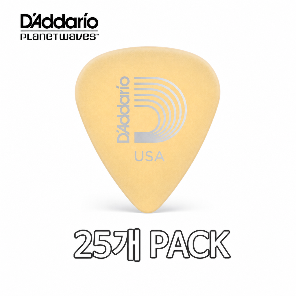 Daddario Cortex 1.0mm 피크 25개 세트 (1UCT6-25)