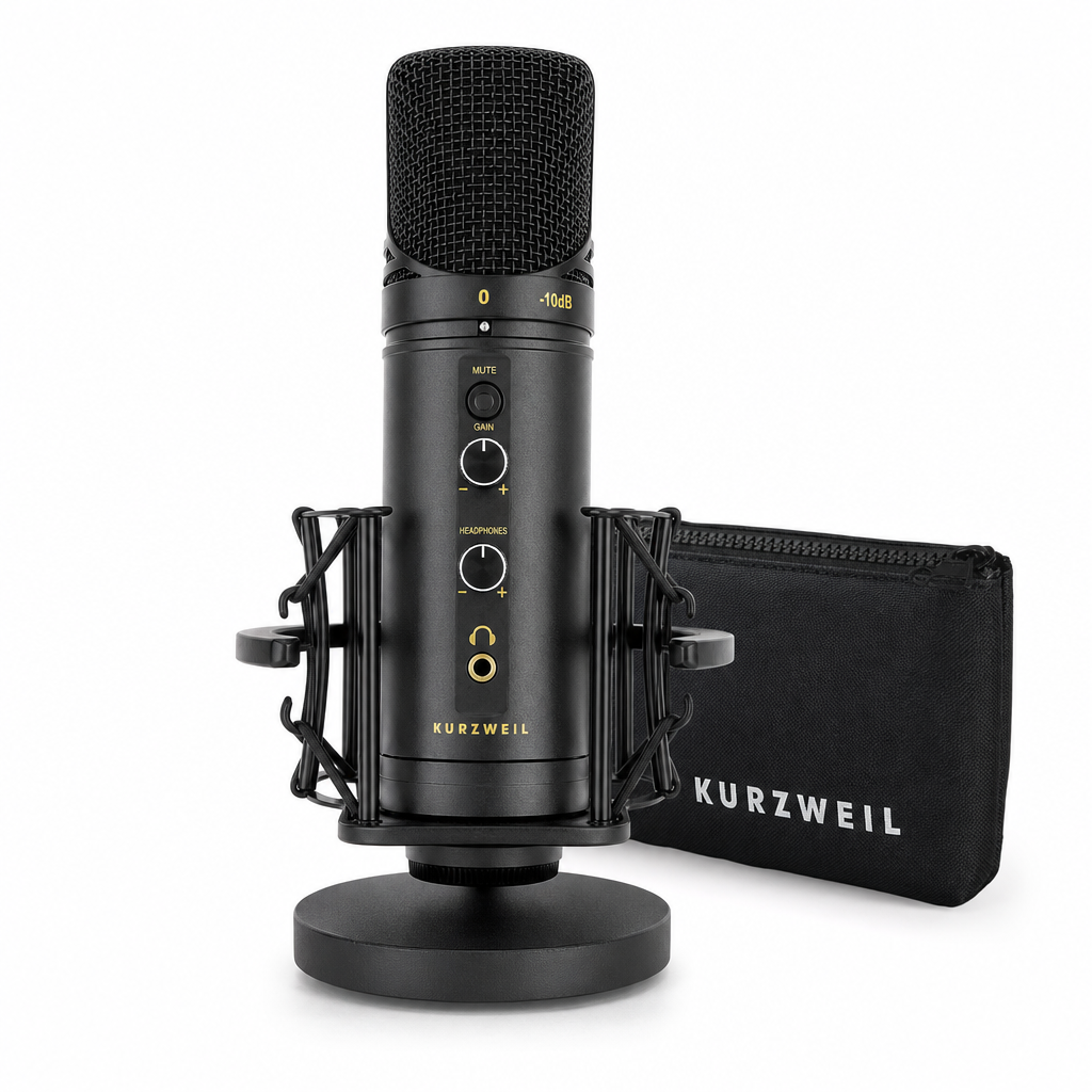 Kurzweil KM2U / USB 콘덴서마이크 (블랙)