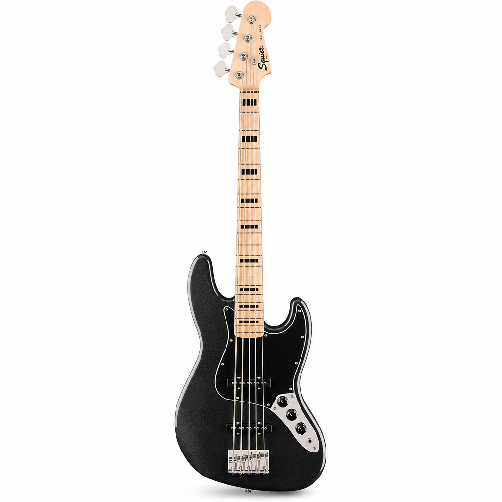 Squier Affinity Jazz Bass V Active 5현 (Black Metallic)