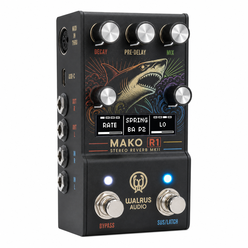 Walrus Audio Mako R1 스테레오 리버브 MK-II